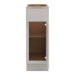 CNC Luxor Misty Grey 12" W Single Door Base Cabinet
