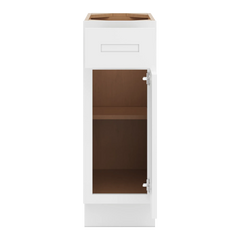 CNC Luxor 5-Piece White 12" W Single Door Base Cabinet