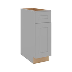 J&K Castle Grey S5 Single Door Standard Base Cabinet - 12" W