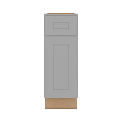 J&K Castle Grey S5 Single Door Standard Base Cabinet - 12" W