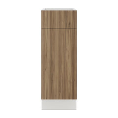 Modernform Cabinet Walnut 12" W X 34 1/2" H X 24" D Single Door Base Cabinet