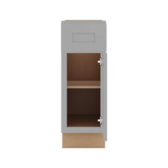 J&K Castle Grey S5 Single Door Standard Base Cabinet - 12" W