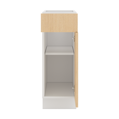 Modernform Cabinet Natural Oak 12" W X 34 1/2" H X 24" D Single Door Base Cabinet