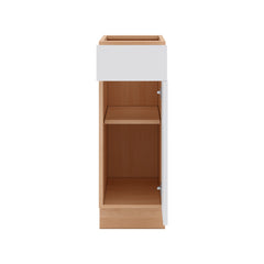 Modernform Cabinet Matte White 12" W X 34 1/2" H X 24" D Single Door Base Cabinet