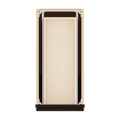 J&K Espresso K8 Single Door Standard Base Cabinet - 12" W