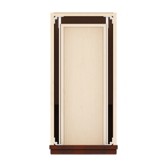 J&K Mahogany J5 Single Door Standard Base Cabinet - 12" W