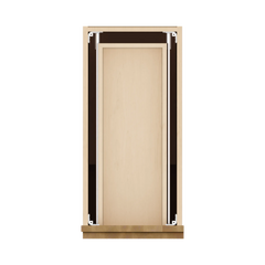 J&K Butterscotch B8 Single Door Standard Base Cabinet - 12" W