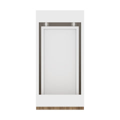 Modernform Cabinet Walnut 12" W X 34 1/2" H X 24" D Single Door Base Cabinet