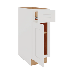 Modernform Cabinet White Shaker 12" W X 34 1/2" H X 24" D Single Door Base Cabinet