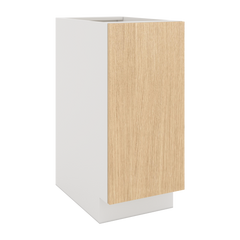 Modernform Cabinet Natural Oak 15" W X 34 1/2" H X 24" D Full Height Single Door Base Cabinet