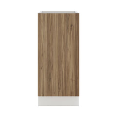 Modernform Cabinet Walnut 15" W X 34 1/2" H X 24" D Full Height Single Door Base Cabinet