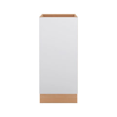 Modernform Cabinet Matte White 15" W X 34 1/2" H X 24" D Full Height Single Door Base Cabinet