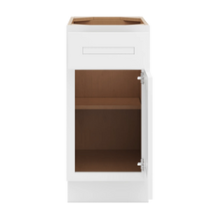 CNC Luxor 5-Piece White 15" W X 32 1/2" H Single Door Base Cabinet