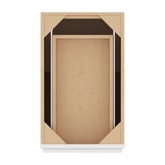 CNC Luxor 5-Piece White 15" W X 32 1/2" H Single Door Base Cabinet