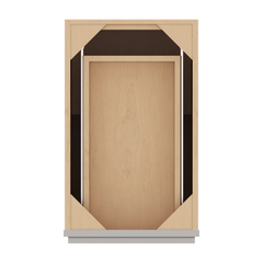 CNC Luxor 5-Piece Misty Grey 15" W Single Door Base Cabinet
