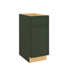 Modernform Cabinet Slim Sage Green 15" W X 34 1/2" H X 24" D Single Door Base Cabinet