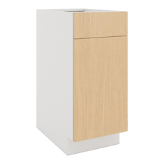 Modernform Cabinet Natural Oak 15" W X 34 1/2" H X 24" D Single Door Base Cabinet