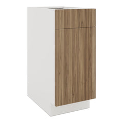 Modernform Cabinet Walnut 15" W X 34 1/2" H X 24" D Single Door Base Cabinet