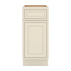 J&K Pearl Glazed H9 Single Door Standard Base Cabinet - 15" W