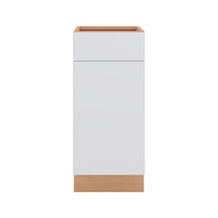 Modernform Cabinet Matte White 15" W X 34 1/2" H X 24" D Single Door Base Cabinet