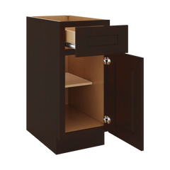 J&K Java Coffee S1 Single Door Standard Base Cabinet - 15" W