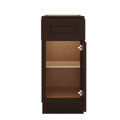 J&K Java Coffee S1 Single Door Standard Base Cabinet - 15" W