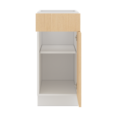Modernform Cabinet Natural Oak 15" W X 34 1/2" H X 24" D Single Door Base Cabinet