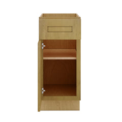 Modernform Cabinet Natural Shaker 15" W X 34 1/2" H X 24" D Single Door Base Cabinet