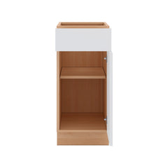 Modernform Cabinet Matte White 15" W X 34 1/2" H X 24" D Single Door Base Cabinet