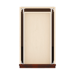 J&K Mahogany J5 Single Door Standard Base Cabinet - 15" W