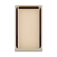 J&K Pebble B6 Single Door Standard Base Cabinet - 15" W
