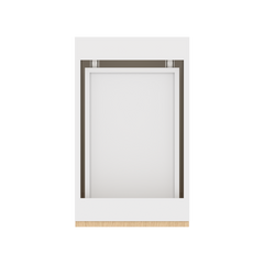 Modernform Cabinet Natural Oak 15" W X 34 1/2" H X 24" D Single Door Base Cabinet