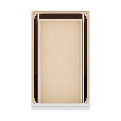 J&K Pure B5 Single Door Standard Base Cabinet - 15" W