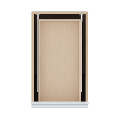 J&K White Shaker S8 Single Door Standard Base Cabinet - 15" W