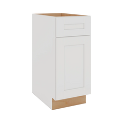 Modernform Cabinet White Shaker 15" W X 34 1/2" H X 24" D Single Door Base Cabinet