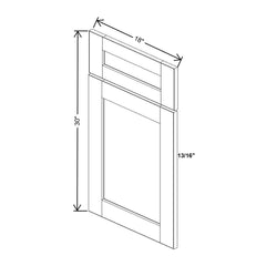 J&K Creme Glazed A7 Dummy Door & Drawer w/Frame 18" W x 30" H