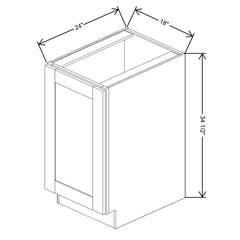 Fabuwood Allure Galaxy Dove 18"W Base Single Full Door