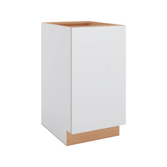 Modernform Cabinet Matte White 18" W X 34 1/2" H X 24" D Full Height Single Door Base Cabinet