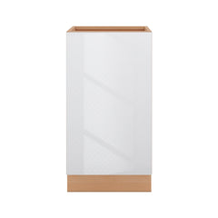 Modernform Cabinet Gloss White 18" W X 34 1/2" H X 24" D Full Height Single Door Base Cabinet