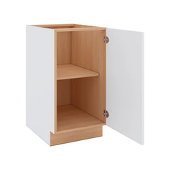 Modernform Cabinet Matte White 18" W X 34 1/2" H X 24" D Full Height Single Door Base Cabinet