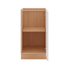 Modernform Cabinet Gloss White 18" W X 34 1/2" H X 24" D Full Height Single Door Base Cabinet