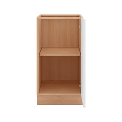 Modernform Cabinet Matte White 18" W X 34 1/2" H X 24" D Full Height Single Door Base Cabinet