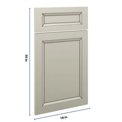 J&K Pebble B6 Dummy Door & Drawer w/Frame 18" W x 30" H