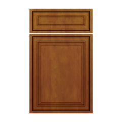 J&K Mocha Glazed K10 Dummy Door & Drawer w/Frame 18" W x 30" H