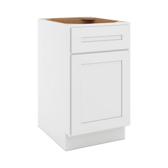 CNC Luxor 5-Piece White 18" W X 32 1/2" H 3 Drawer Base Cabinet