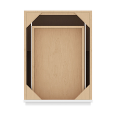 CNC Luxor White 18" W Single Door Base Cabinet