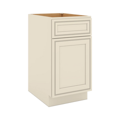 J&K Pearl Glazed H9 Single Door Standard Base Cabinet - 18" W