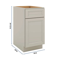 J&K Pebble B6 Single Door Standard Base Cabinet - 18" W