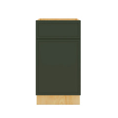 Modernform Cabinet Slim Sage Green 18" W X 34 1/2" H X 24" D Single Door Base Cabinet