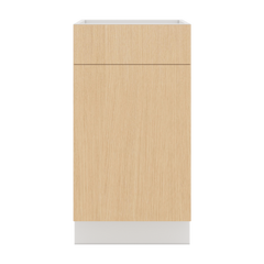Modernform Cabinet Natural Oak 18" W X 34 1/2" H X 24" D Single Door Base Cabinet